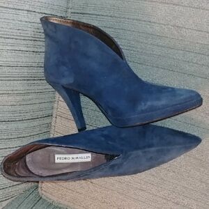 Pedro Miralles blue suede shoes